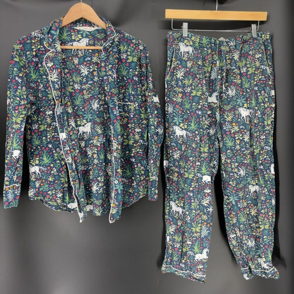 Printfresh Floral Unicorn Pajama Set